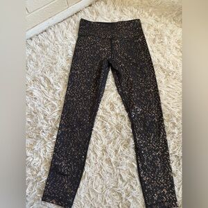ZYIA Black and Gold Active Leggings